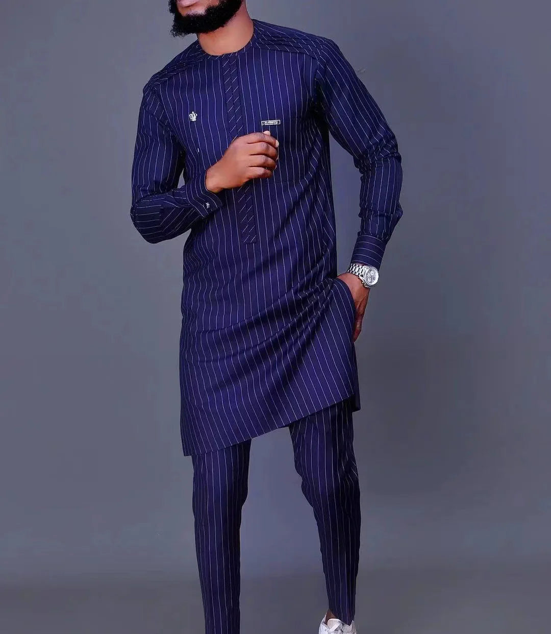 Men's Summer Kaftan 2-Piece Suit – Casual & Comfortable