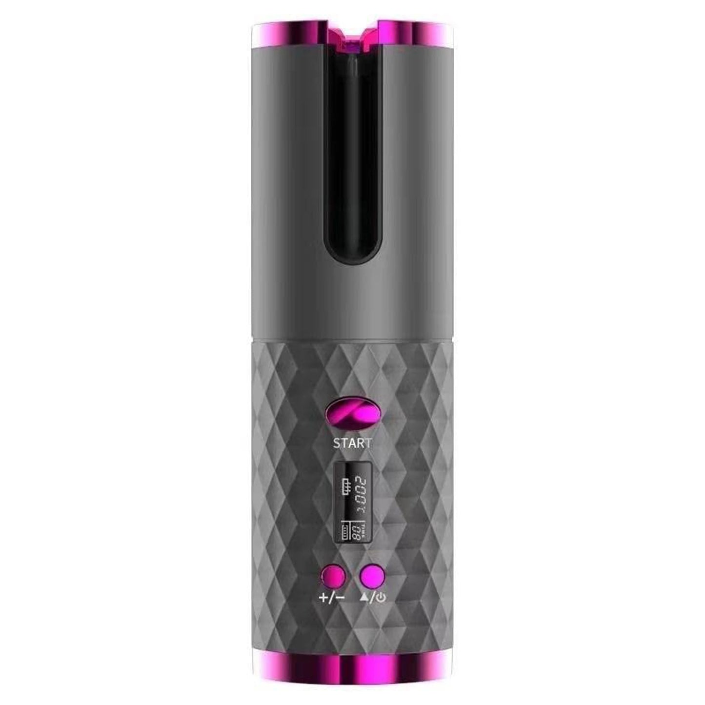 Cordless Automatic Hair Curler with LCD Display – 6 Temperature Modes, Rotating Ceramic Barrel for Effortless Waves & Curls