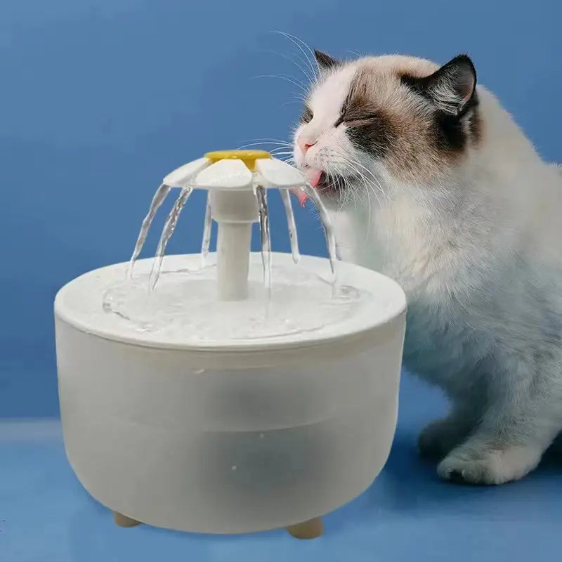 BOUSSAC USB Electric Cat Water Fountain with Auto Filter – 1200mL Capacity