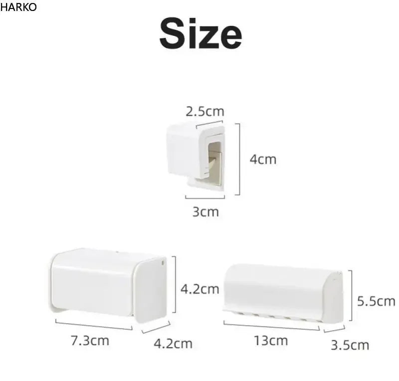 Wall-mounted Toothpaste Holder Toothpaste Storage Rack