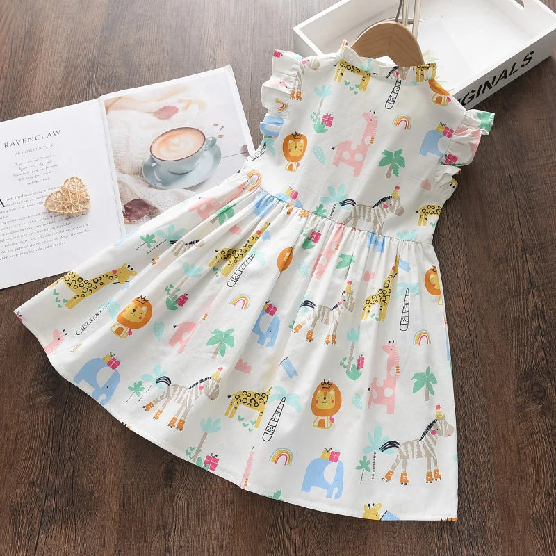 Baby Girls Princess Dress New Fashion Summer Floral