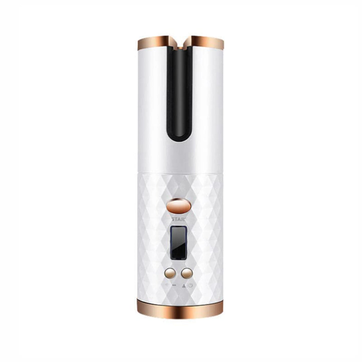 Cordless Automatic Hair Curler with LCD Display – 6 Temperature Modes, Rotating Ceramic Barrel for Effortless Waves & Curls