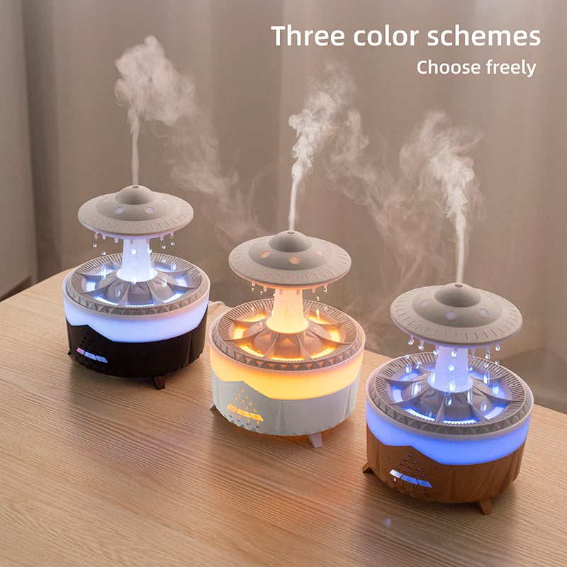 Rain Cloud Humidifier Essential Oil Diffusers 350ml