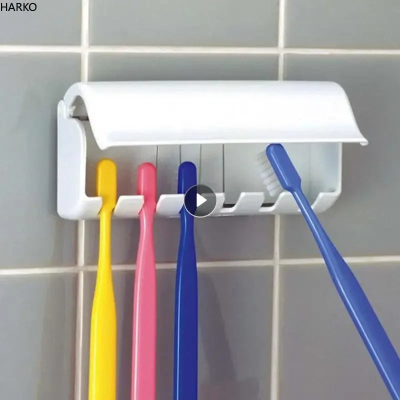 Wall-mounted Toothpaste Holder Toothpaste Storage Rack