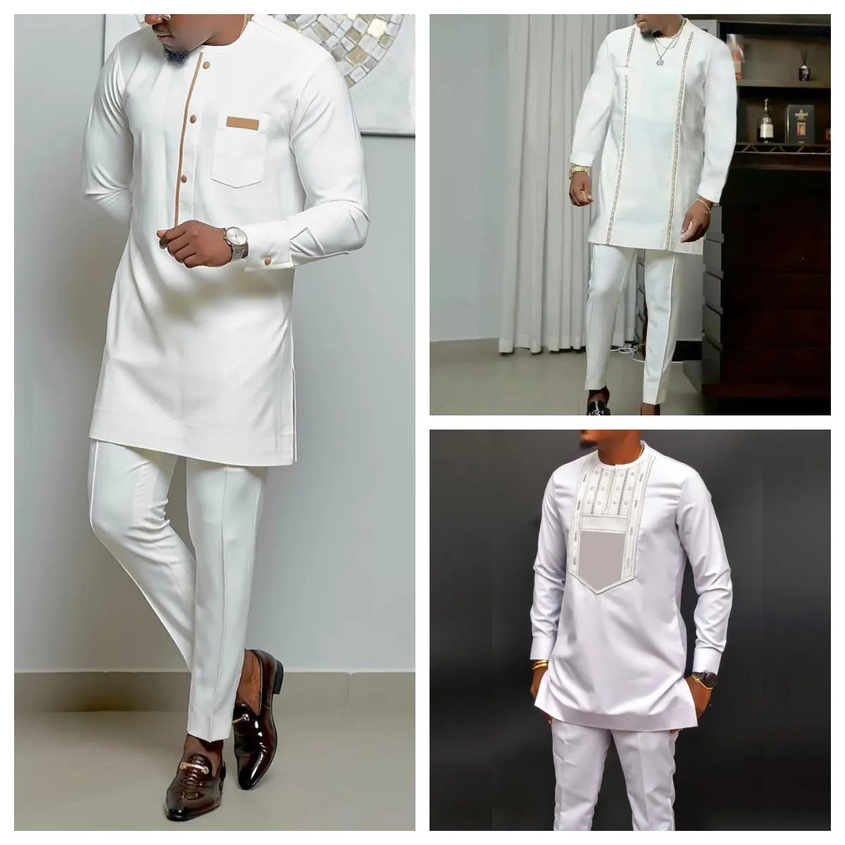 Men's Summer Kaftan 2-Piece Suit – Casual & Comfortable