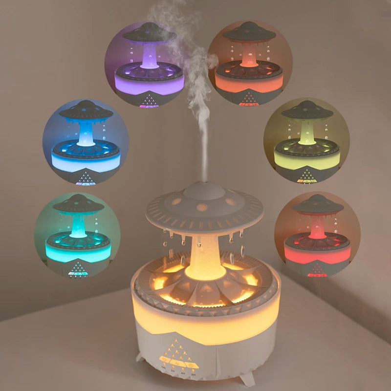 Rain Cloud Humidifier Essential Oil Diffusers 350ml