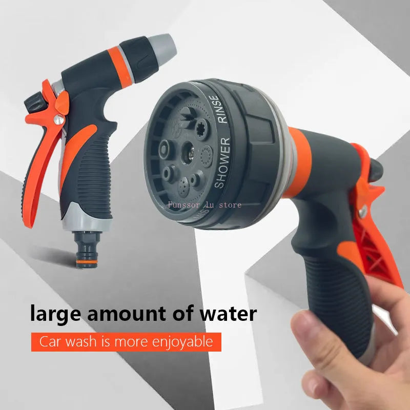 Watering Multi-Function Car Wash High Pressure Durable Hand-Held Tools Hose Sprinkle Nozzle Garden