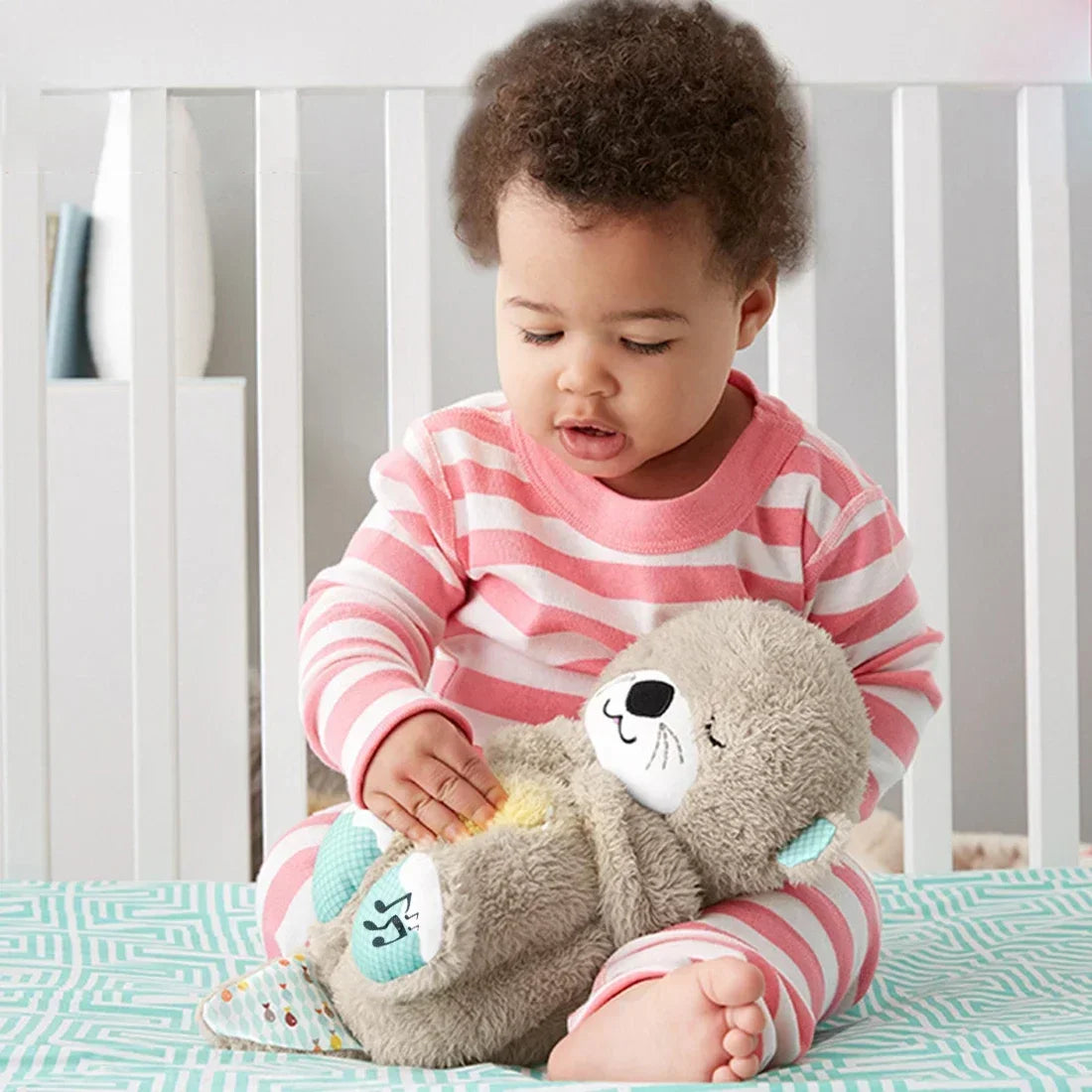 Baby Breathing Bear - Baby Soothing Otter Plush Doll Toy