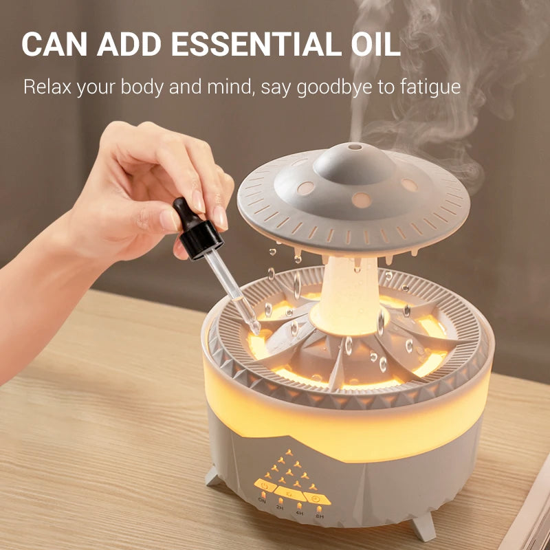 Rain Cloud Humidifier Essential Oil Diffusers 350ml