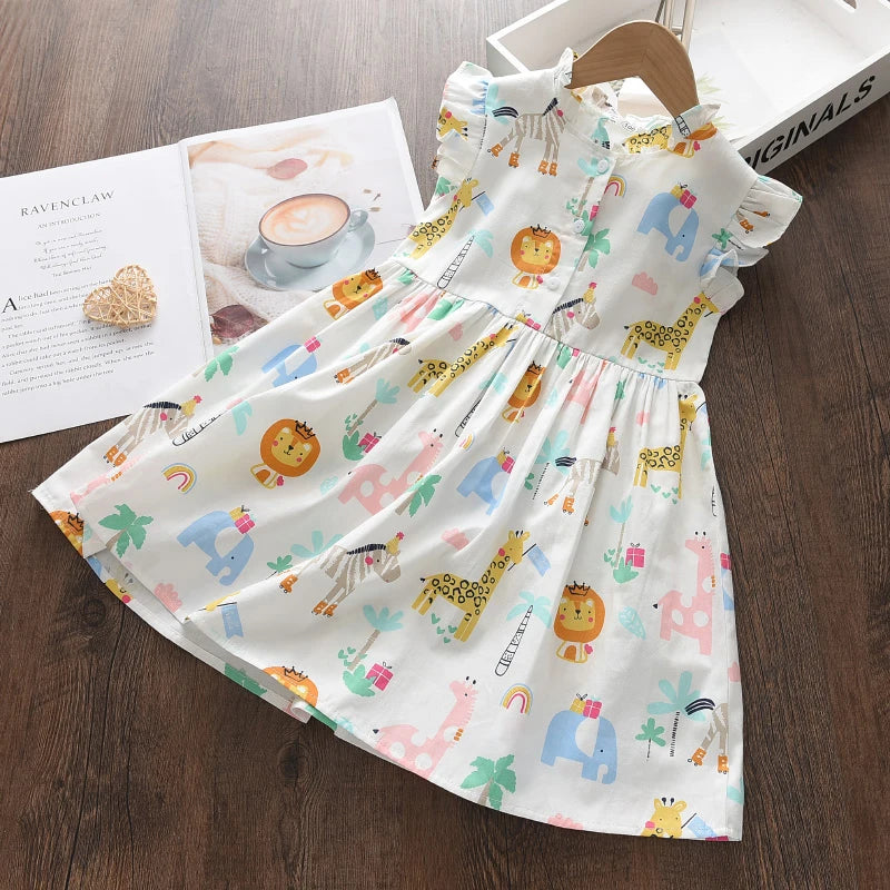 Baby Girls Princess Dress New Fashion Summer Floral