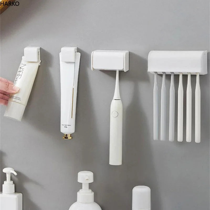 Wall-mounted Toothpaste Holder Toothpaste Storage Rack