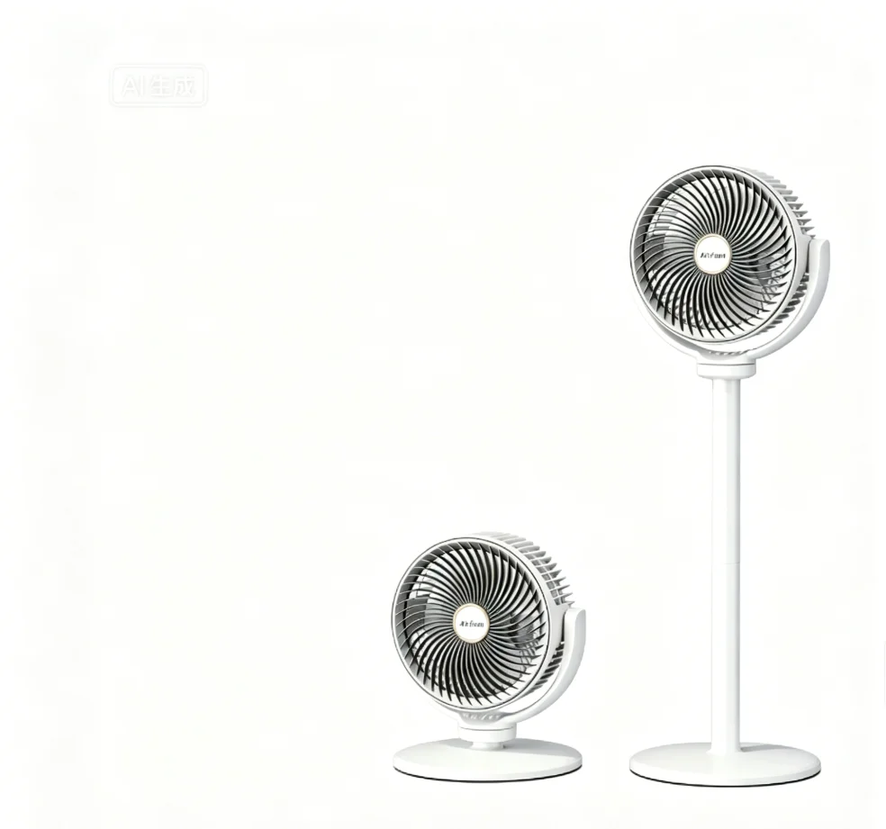 Wireless Rechargeable Adjustable Height Fan – Portable USB Outdoor Camping Fan with Strong Airflow for Travel, Dorm & Home Use