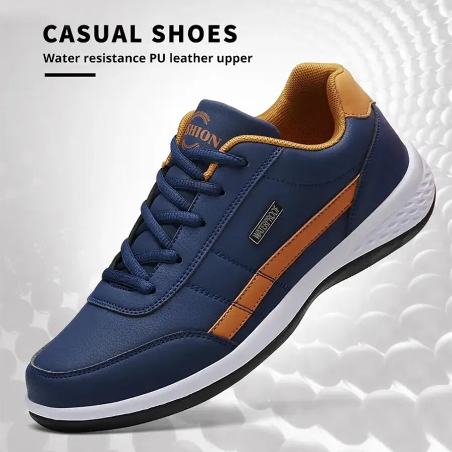 Fashion Casual Shoes Mens Outdoor - Tennis Sneakers Lightweight Comfortable Lace Up - Size Smaller Than Normals for Men