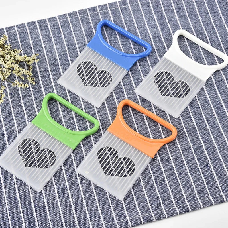 Stainless Steel Onion Needle / Fruit Slicer Tomato Cutter Cutting Safe Aid Holder Kitchen Accessories Tools