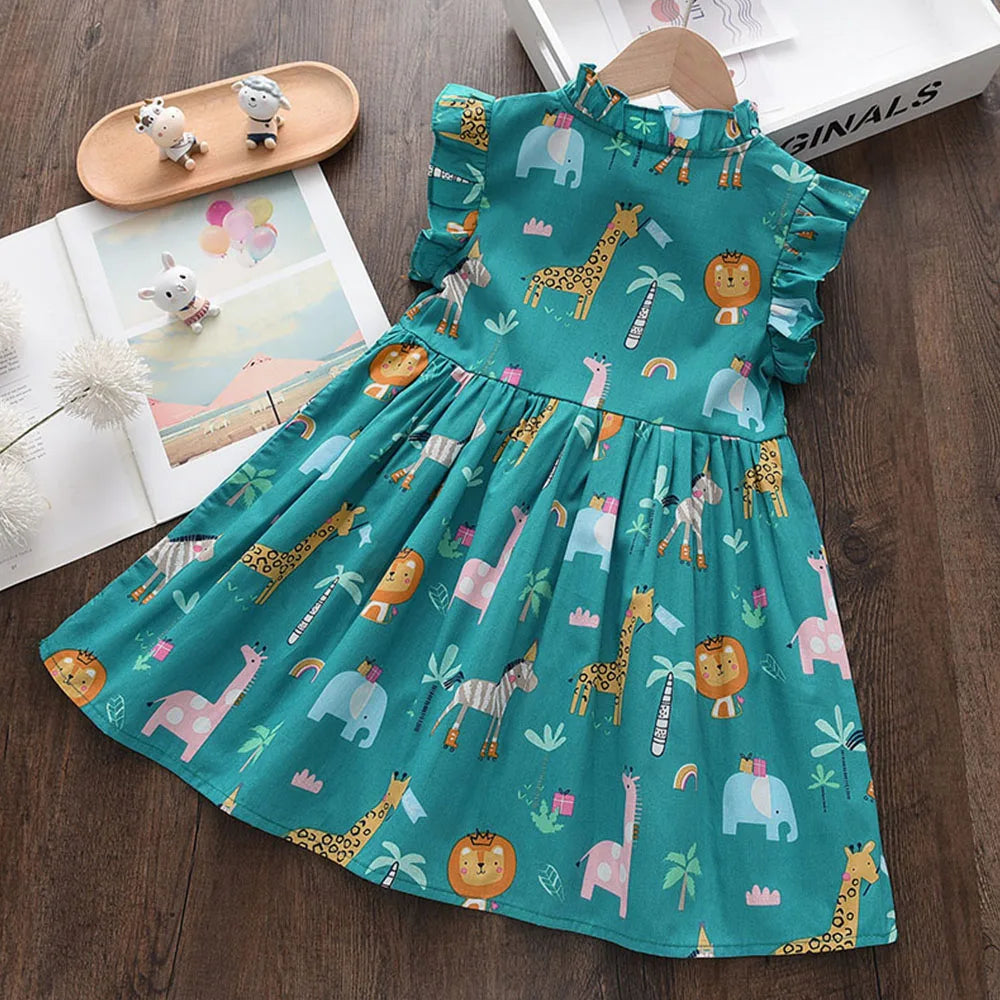 Baby Girls Princess Dress New Fashion Summer Floral