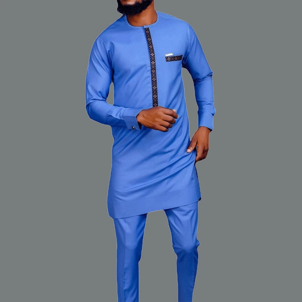 Men's Summer Kaftan 2-Piece Suit – Casual & Comfortable