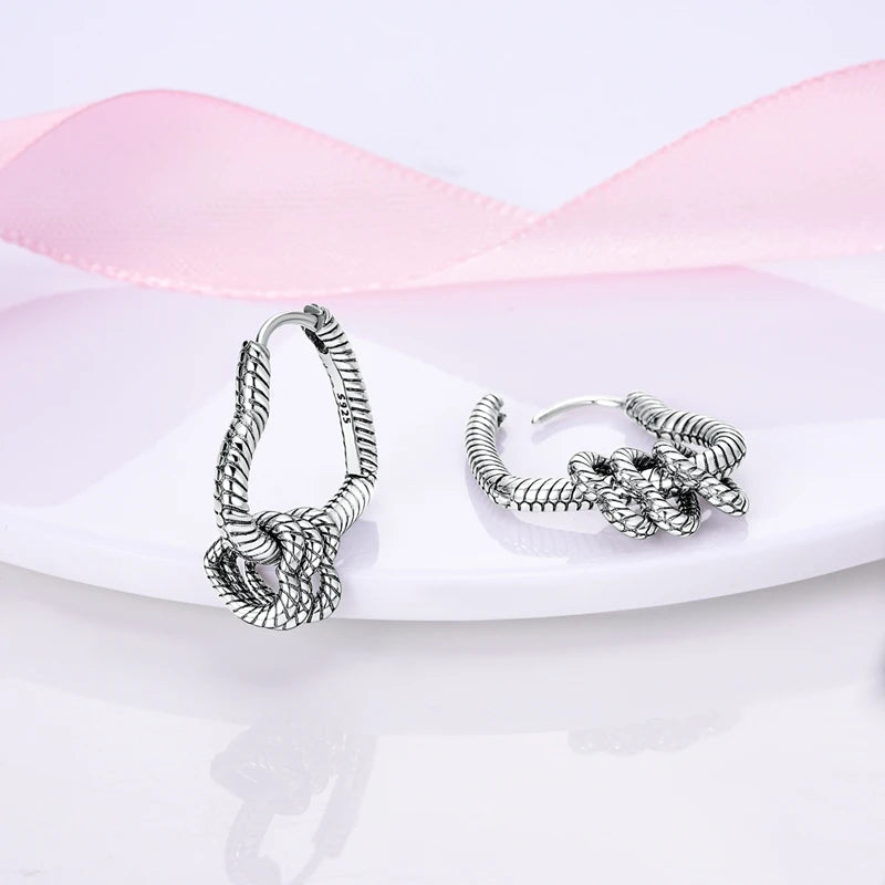 Silver Women Hoop Earrings Fashion Pendientes Gift For Female