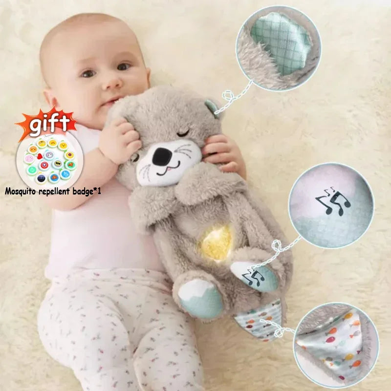 Baby Breathing Bear - Baby Soothing Otter Plush Doll Toy