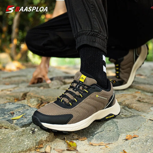 Man Hiking Shoes Wear Resistant Sneakers Non Slip Camping Shoes Men Outdoor Sneaker Spring Autumn Waterproof Shoes