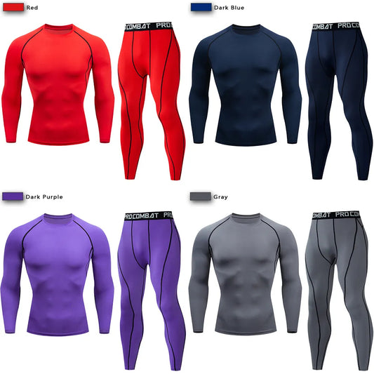 2pcs Men's Compression Sportswear