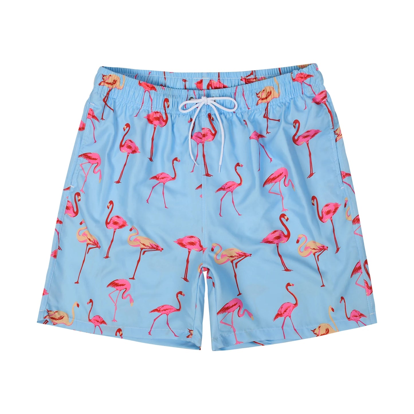 Men’s Quick-Dry Animal Print Swim Shorts with Mesh Lining – Perfect for Summer Beach Days