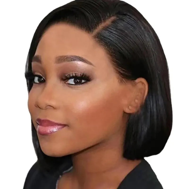 Lace Frontal Cuticle Aligned Pre Plucked Brazilian Human Hair for Black Women