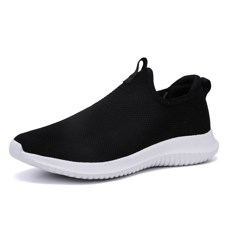 Summer Breathable Slip-On Knit Couples Sneakers