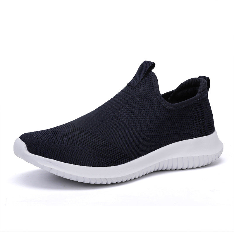 Summer Breathable Slip-On Knit Couples Sneakers
