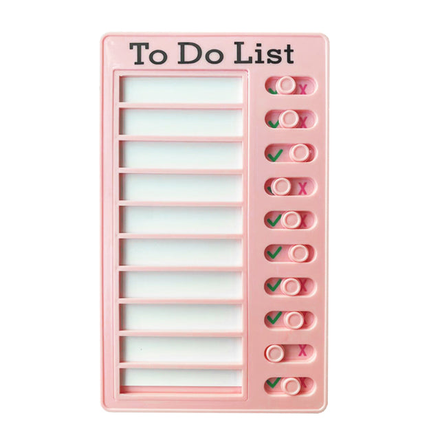 Reusable Self-Discipline Checklist Memo Board (Kawaii)